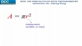 Precalculus with trigonometry Lecture 10 Functions notation and evaluation