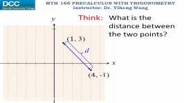 Precalculus with trigonometry Lecture 02 Distance formula