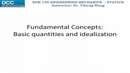 Statics Lecture 02 Fundamental concepts