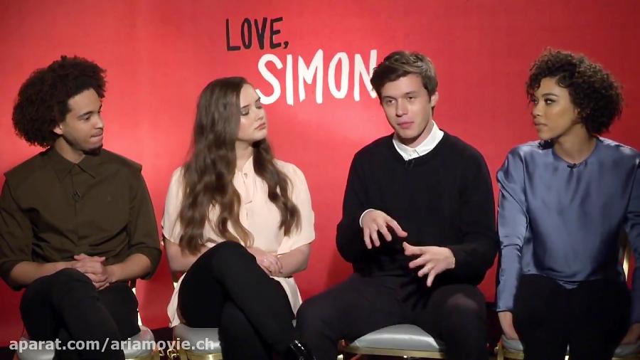 مصاحبه بازیگران فیلم LOVE SIMON