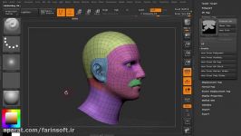 آموزش مدلسازی بسیار کیفیت سر کاراکترها در ZBrush