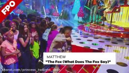 Matthew Performs “The Fox What Does The Fox Say” by Ylvis 