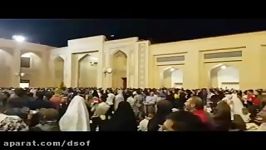 لحظه تحویل سال نو در حرم احمدبن شاهچراغ   شیراز