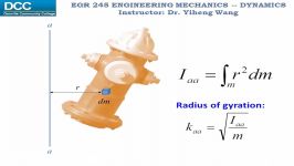 Dynamics Lecture 27 Mass moment of inertia