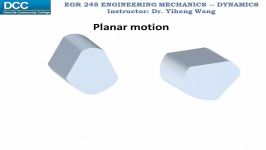 Dynamics Lecture 23 Rigid body planar motion  Translation