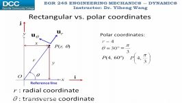 Dynamics Lecture 09 Curvilinear motion cylindrical ponents