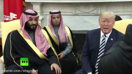 ‘That’s peanuts to you’ Trump brings props showing Saudi weapons purchases