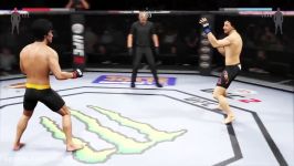 dragon bruce lee  cpu vs cpu  ufc 2