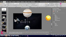 آموزش ساخت منظومه شمسی سه بعدی زیبا در پاورپوینت
