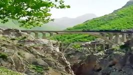 پل ورسک زیباترین مسیر ریلی ایران