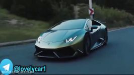 خودنمایی غرش اگزوز زیبای Lamborghini HURACAN