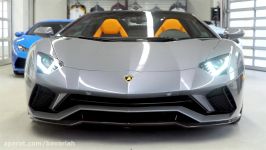 Delivery of a 2018 Lamborghini Aventador S LP740 4 Roadster in Grigio Oneirus