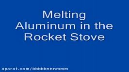 Melting Aluminum in the Rocket Stove