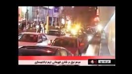 جشن شادی هواداران تراختور