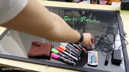 Homdox LED Controlled Neon Dry Erase Board REVIEW