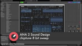 ANA 2 Sound Design with Bluffmunkey  Chiptune 8 Bit Sweep