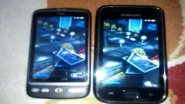 SAMSUNG Galaxy i9003 VS HTC Desire