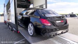 BRABUS 650 4.0 Biturbo V8 C63 S AMG Start Revs Overview