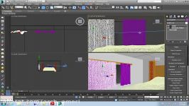آموزش مدلسازی پرده در 3dmax  ساخت چینهای پرده