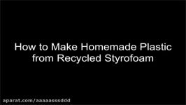 DIY Plastic  How to Recycle Styrofoam