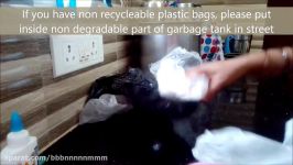Organise Plastic carry bag in 3 methodsDIY  Bio degradable plastic bag dispenser using waste box