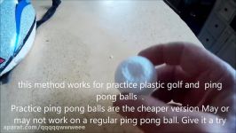 1 minute repair of practice ping pong and plastic hollow golf balls. Hollow plastic variety