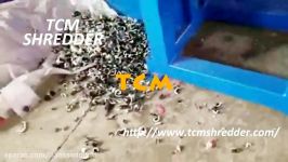 Pp strap crusher plastic shredder one shaft