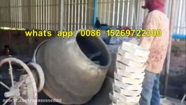 manual plastic mold produce cement paving bricks