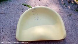 Repairing Cracked Plastic Canoe Seat  DIY