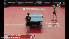 【卓球】2018 GERMAN OPEN  FREITAS Marcos vs YOSHIDA Masaki MS 116 FULL