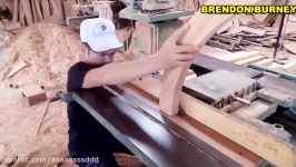 Amazing Smart Techniques Curved Woodworking Skills  DIY Making A Wood Curved Building Project