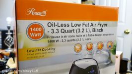 Rosewill RHAF 15003 3.3QT 1400W Electric Air Fryer REVIEW