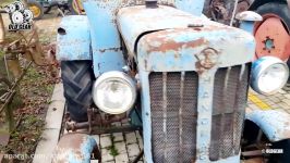 Old Rare Blue HANOMAG Tractor  Farming Machine