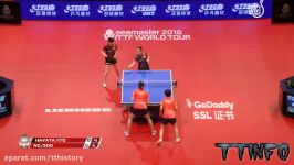 【卓球】2018 GERMAN OPEN  ITO MimaHAYATA Hina vs SOO Wai Yam MinnieNG Wing Nam WD 12