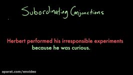 Subordinating conjunctions