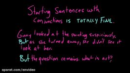 Beginning sentences with conjunctions