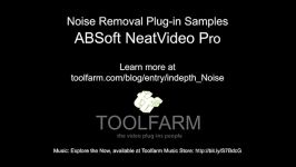 Sample ABSoft Neat Video Pro