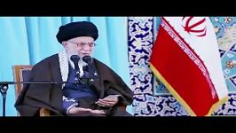 امام خامنه ای وصلوات بر امام رضا امام هادی علیهماسلام