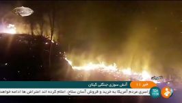گردشگران عید مسافران نوروزی شمال سرسبز را به آتش کشیدند