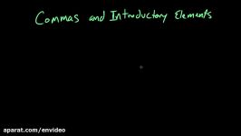 Commas and introductory elements