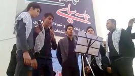 اجرای سرود مرگ بر امریکا در راهپیمایی 22 بهمن شهرستان کردکوی
