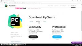 فیلم آموزش نصب نرم افزار JetBrains PyCharm در ویندوز