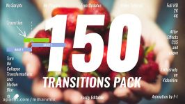 150 ترنزیشن حرفه ای افتر افکت