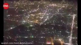 انفجار ترقه های شب چهارشنبه سوری تهران نمای هوایی دقایقی پیش