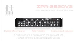 میکسر پری آمپ زون بندی Hill Audio مدل ZPR 2820V2