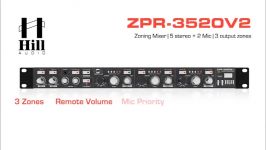 میکسر پری آمپ زون بندی Hill Audio مدل ZPR 3520V2