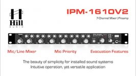 میکسر پری آمپ زون بندی Hill Audio مدل IPM 1610V2