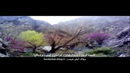 طبیعت گردی گردشگری درّه ارغوان در فصل بهار