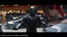 صحنه های مبارزه فیلم Captain America Civil War قسمت 2