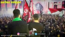 رجز ذکر وحید دبیر سید محسن فاطمی جلو حرم امام حسین